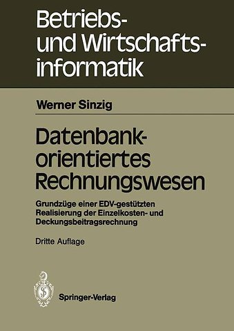 Datenbankorientiertes Rechnungswesen