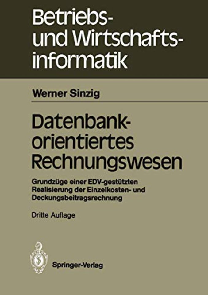 Datenbankorientiertes Rechnungswesen