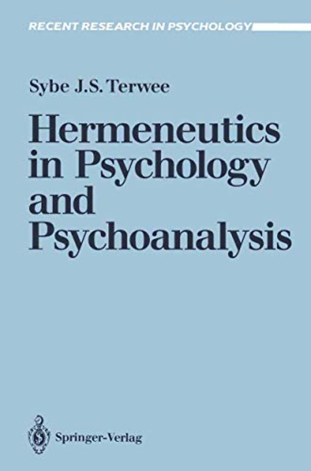 Hermeneutics in Psychology and Psychoanalysis