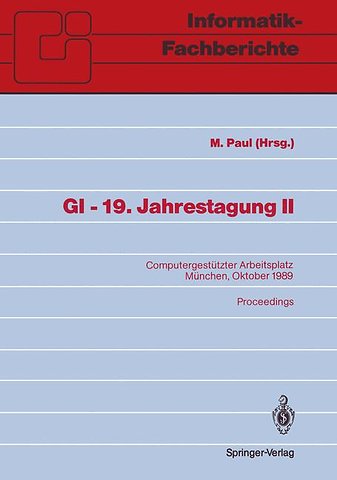 GI — 19. Jahrestagung II