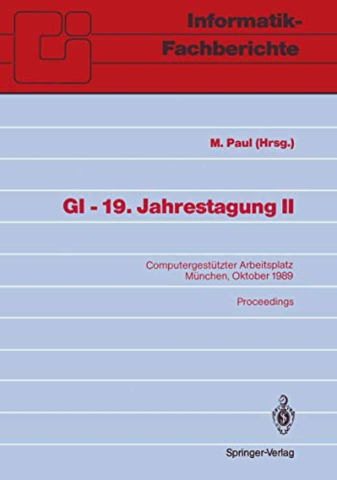 GI — 19. Jahrestagung II