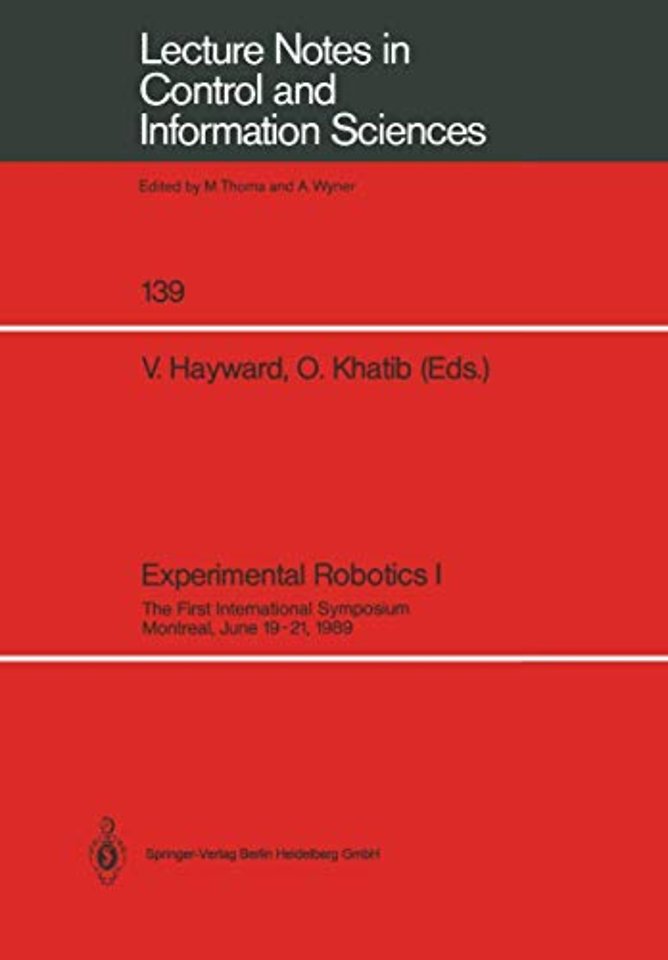 Experimental Robotics I