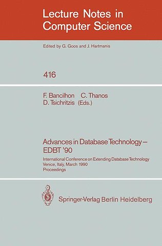 Advances in Database Technology - EDBT '90