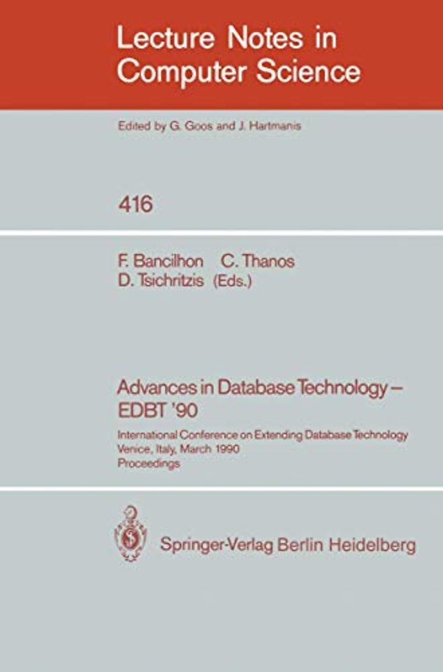 Advances in Database Technology - EDBT '90
