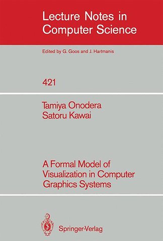 A Formal Model of Visualization in Computer Graphics Systems