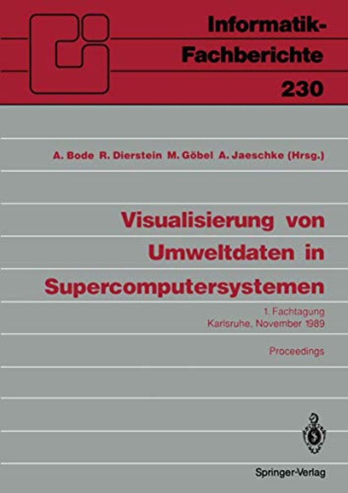 Visualisierung von Umweltdaten in Supercomputersystemen