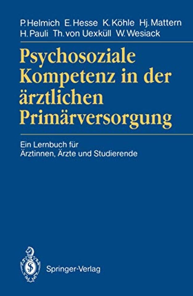Psychosoziale Kompetenz in der ärztlichen Primärversorgung