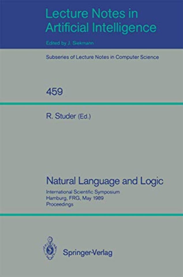 Natural Language and Logic