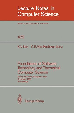 Foundations of Software Technology and Theoretical Computer Science