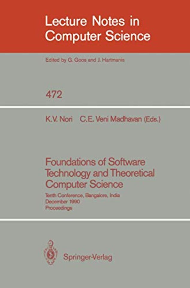 Foundations of Software Technology and Theoretical Computer Science