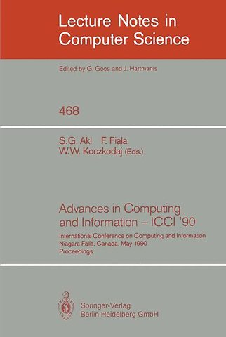 Advances in Computing and Information - ICCI '90