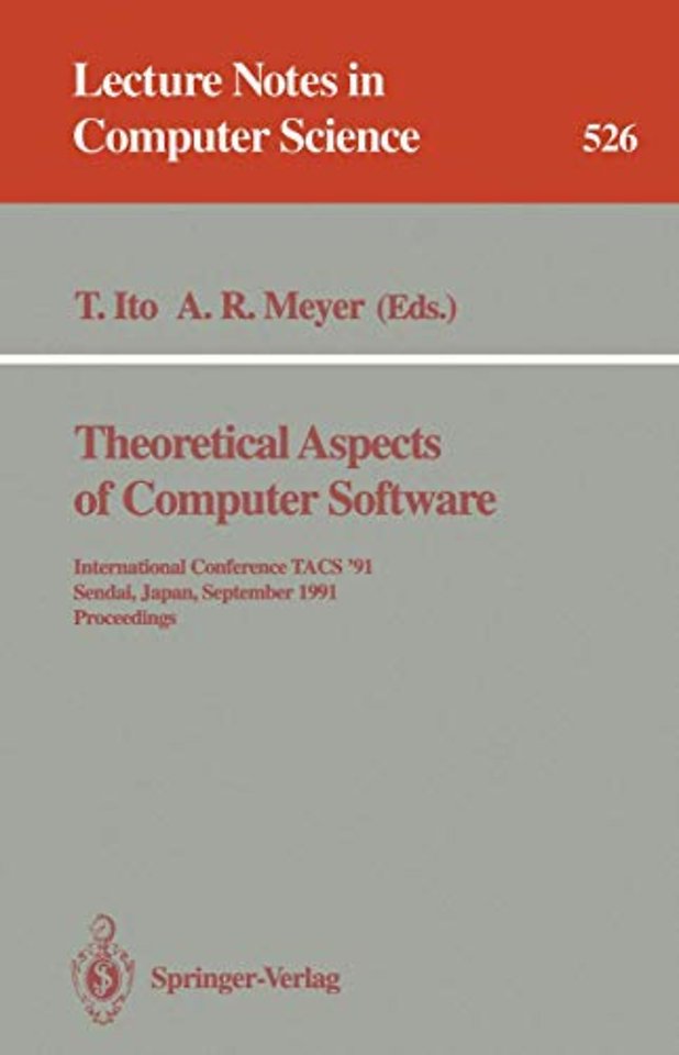 Theoretical Aspects of Computer Software