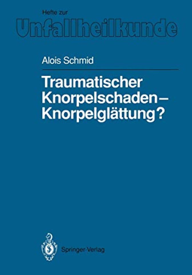 Traumatischer Knorpelschaden — Knorpelglättung?