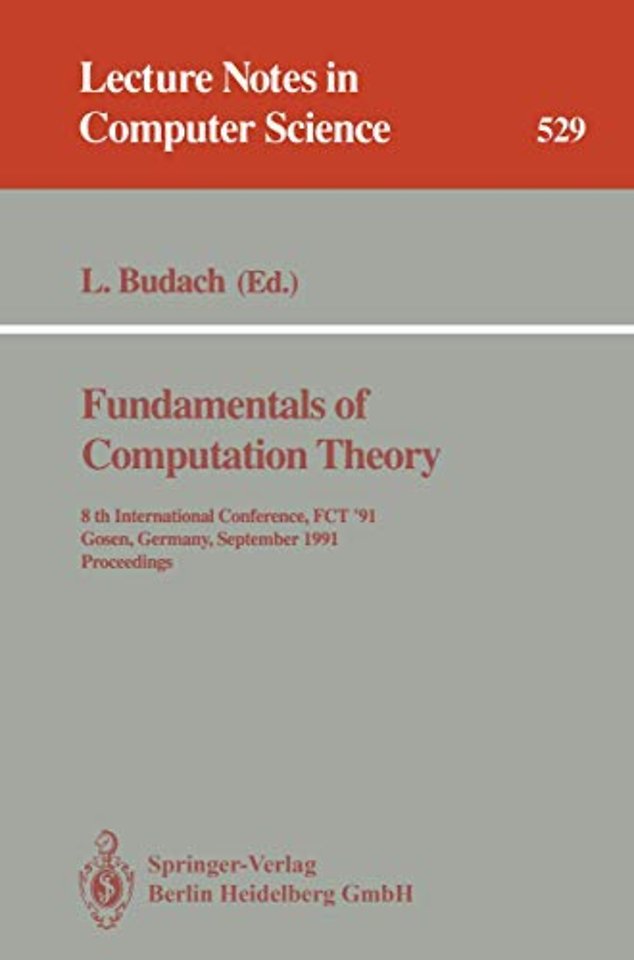 Fundamentals of Computation Theory
