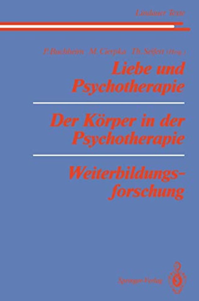 Liebe und Psychotherapie Der Körper in der Psychotherapie Weiterbildungsforschung