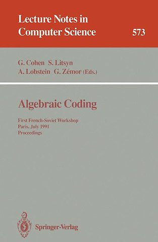 Algebraic Coding