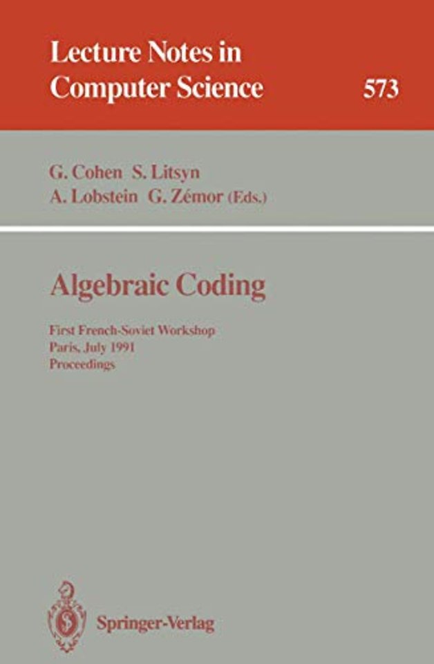 Algebraic Coding