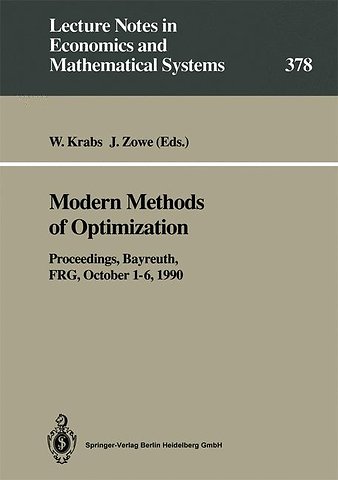 Modern Methods of Optimization