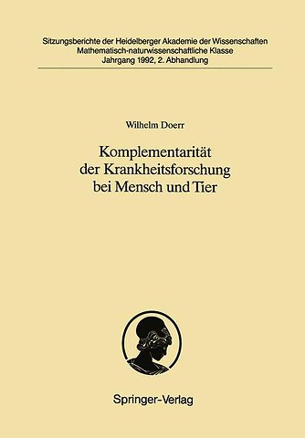 Komplementarität der Krankheitsforschung bei Mensch und Tier
