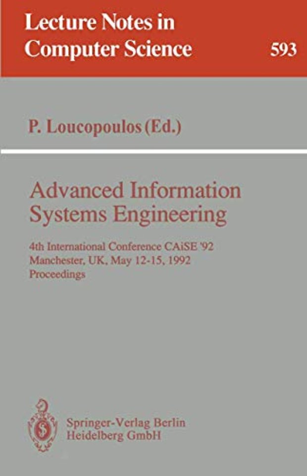 Advanced Information Systems Engineering