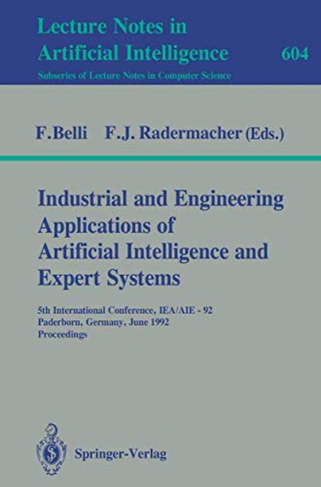 Industrial and Engineering Applications of Artificial Intelligence and Expert Systems