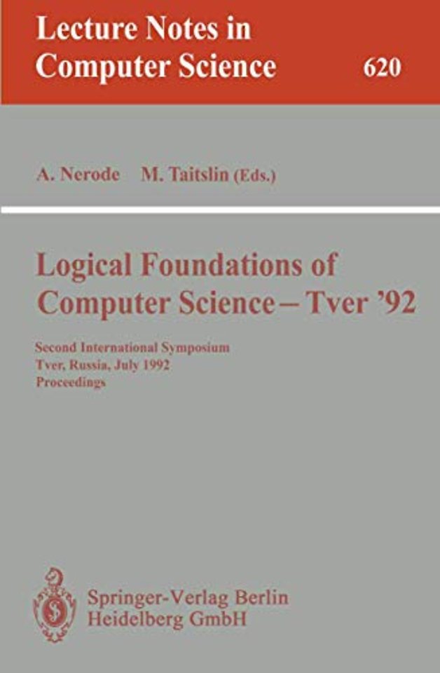 Logical Foundations of Computer Science - Tver '92