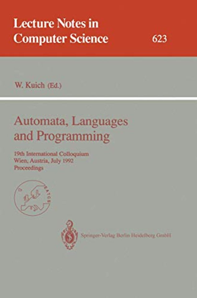 Automata, Languages and Programming