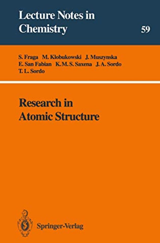 Research in Atomic Structure