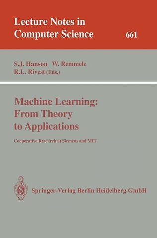 Machine Learning: From Theory to Applications
