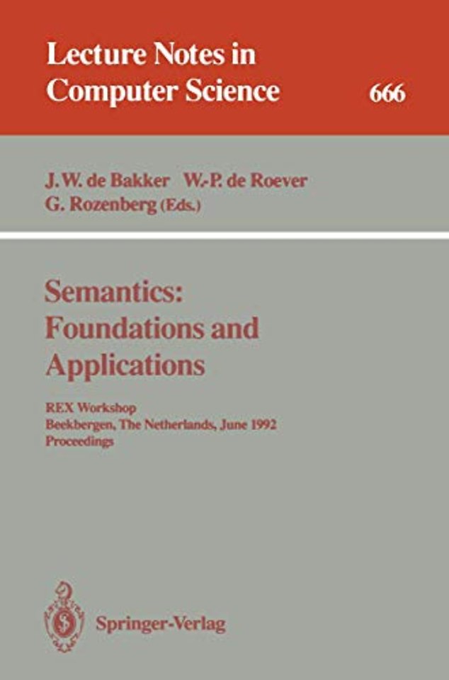 Semantics: Foundations and Applications
