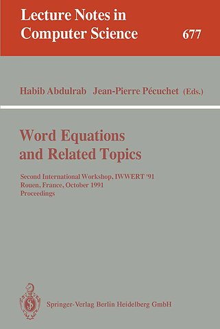 Word Equations and Related Topics