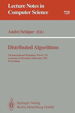 Distributed Algorithms