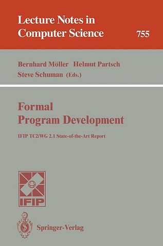 Formal Program Development