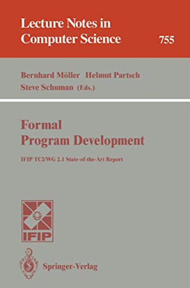 Formal Program Development