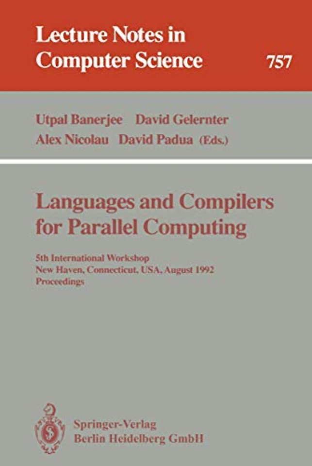 Languages and Compilers for Parallel Computing