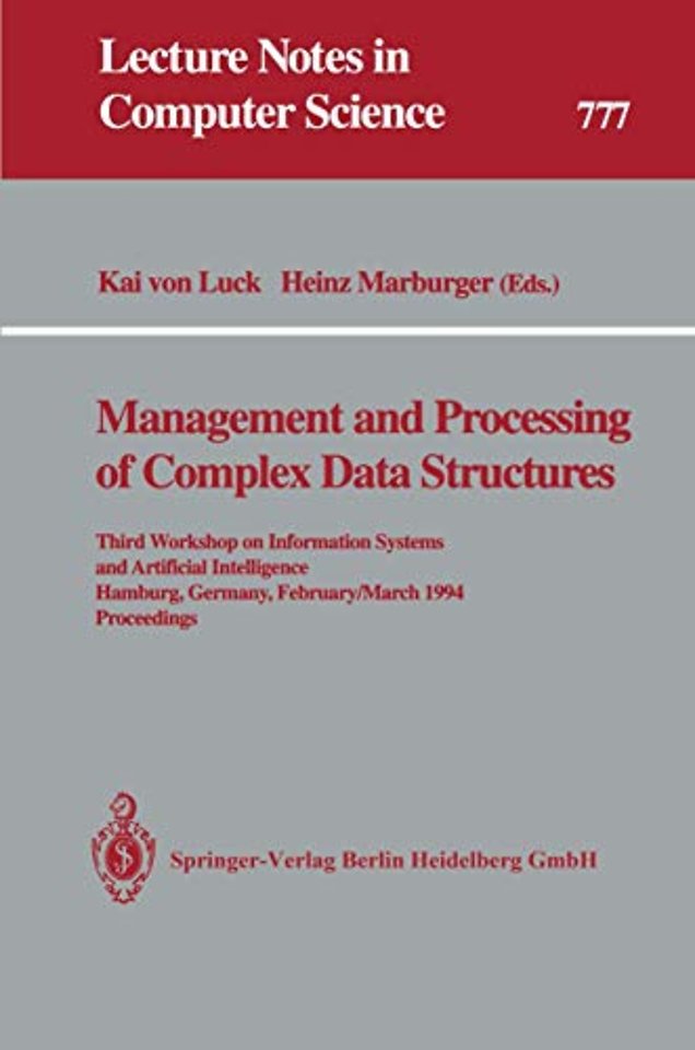 Management and Processing of Complex Data Structures