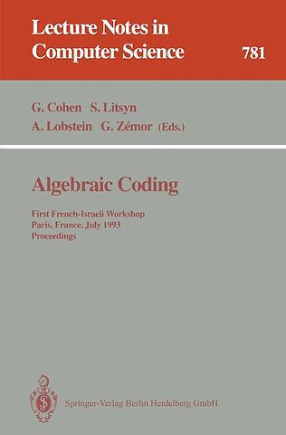 Algebraic Coding