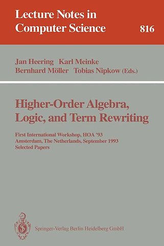 Higher-Order Algebra, Logic, and Term Rewriting