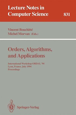 Orders, Algorithms and Applications