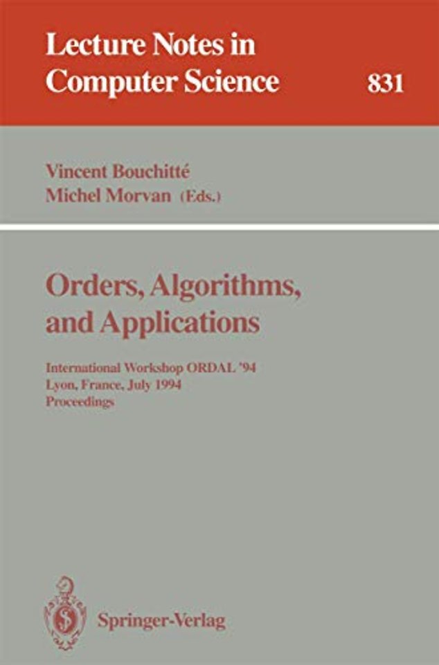 Orders, Algorithms and Applications