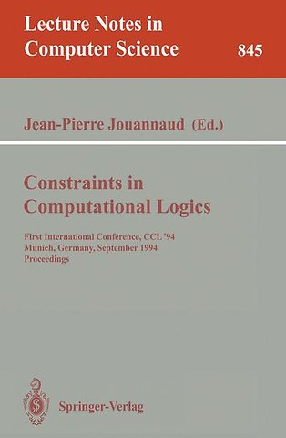 Constraints in Computational Logics