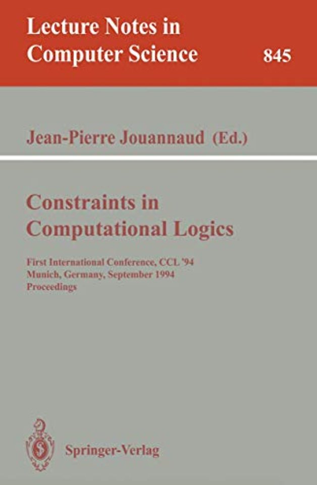 Constraints in Computational Logics
