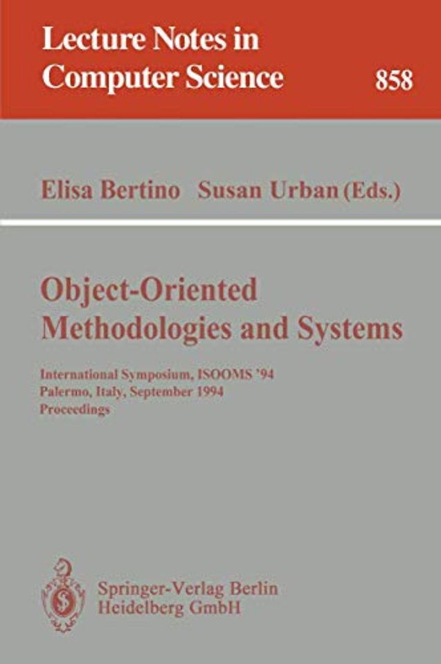 Object-Oriented Methodologies and Systems