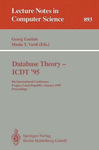 Database Theory - ICDT '95