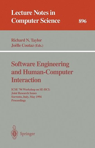 Software Engineering and Human-Computer Interaction