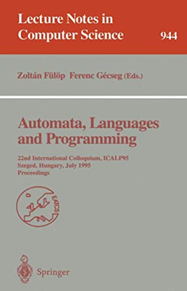 Automata, Languages and Programming