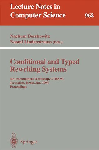 Conditional and Typed Rewriting Systems