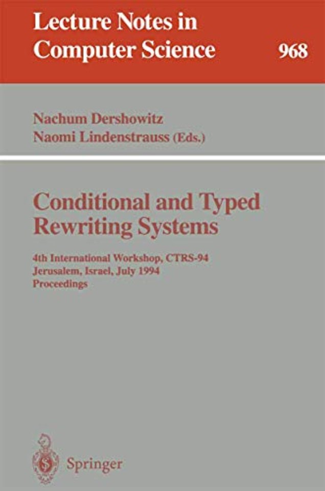 Conditional and Typed Rewriting Systems