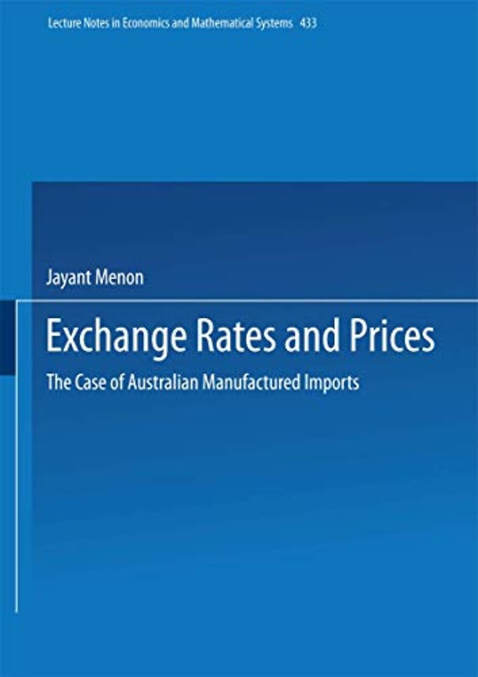 Exchange Rates and Prices