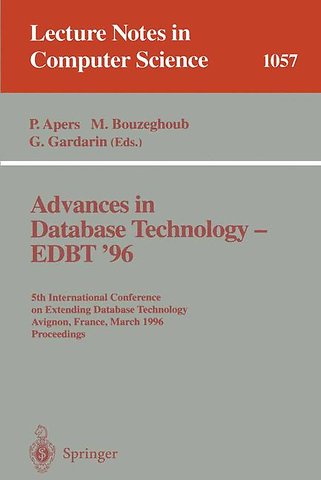 Advances in Database Technology EDBT '96